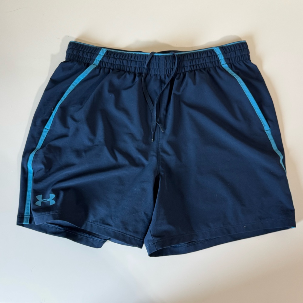 Under Armour Navy Blue Athletic Shorts